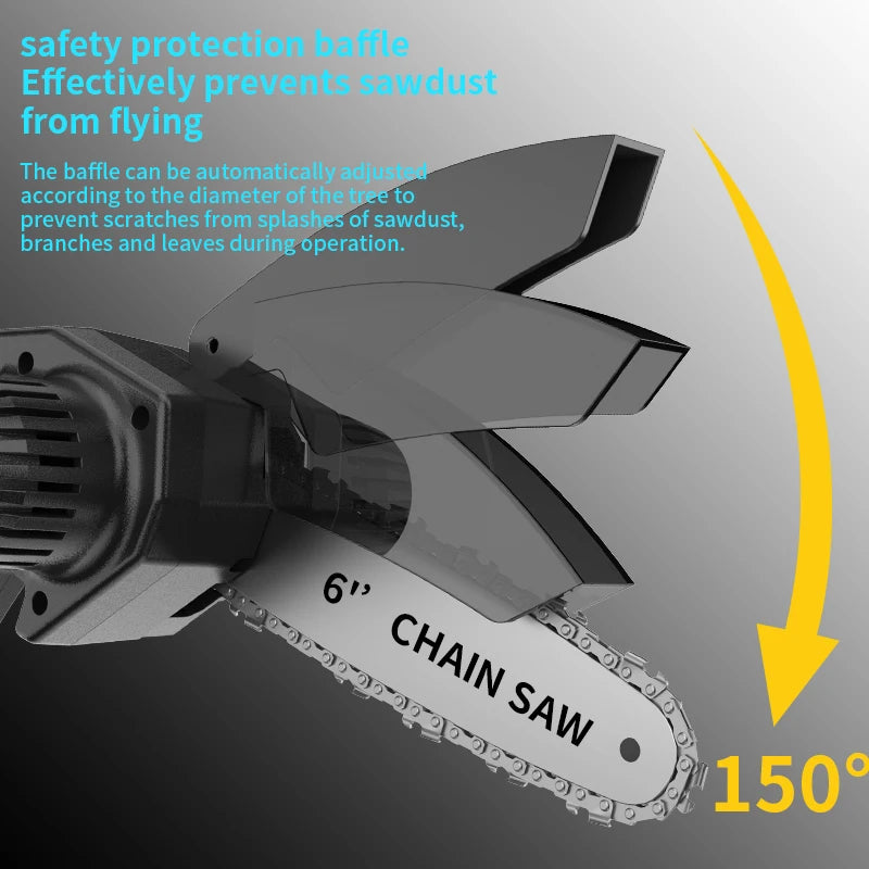 VELRIK TrimSaw 6-inch cordless mini chainsaw — photo 8