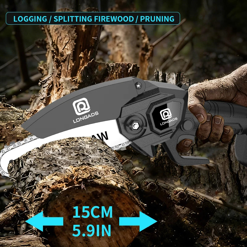 VELRIK TrimSaw 6-inch cordless mini chainsaw — photo 7