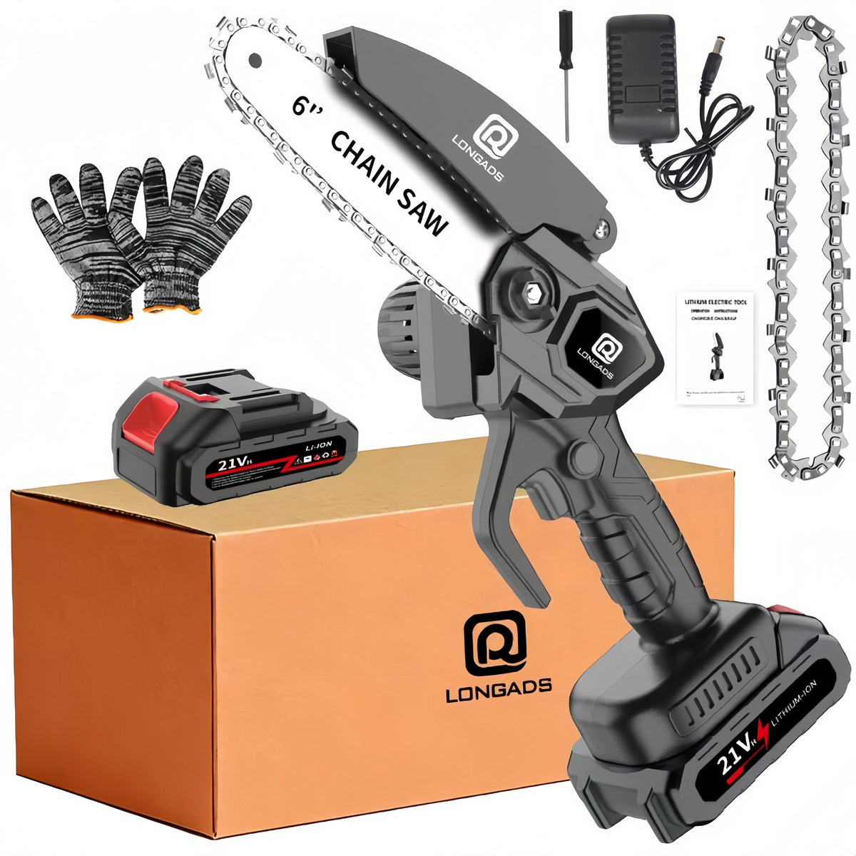 VELRIK TrimSaw 6-inch cordless mini chainsaw — photo 5