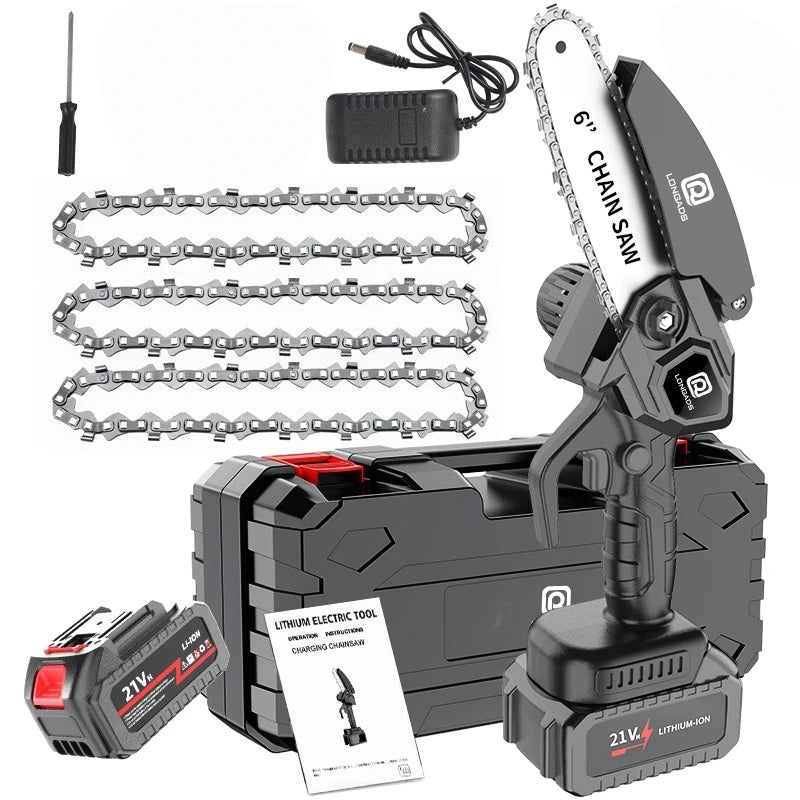 VELRIK TrimSaw 6-inch cordless mini chainsaw — photo 4