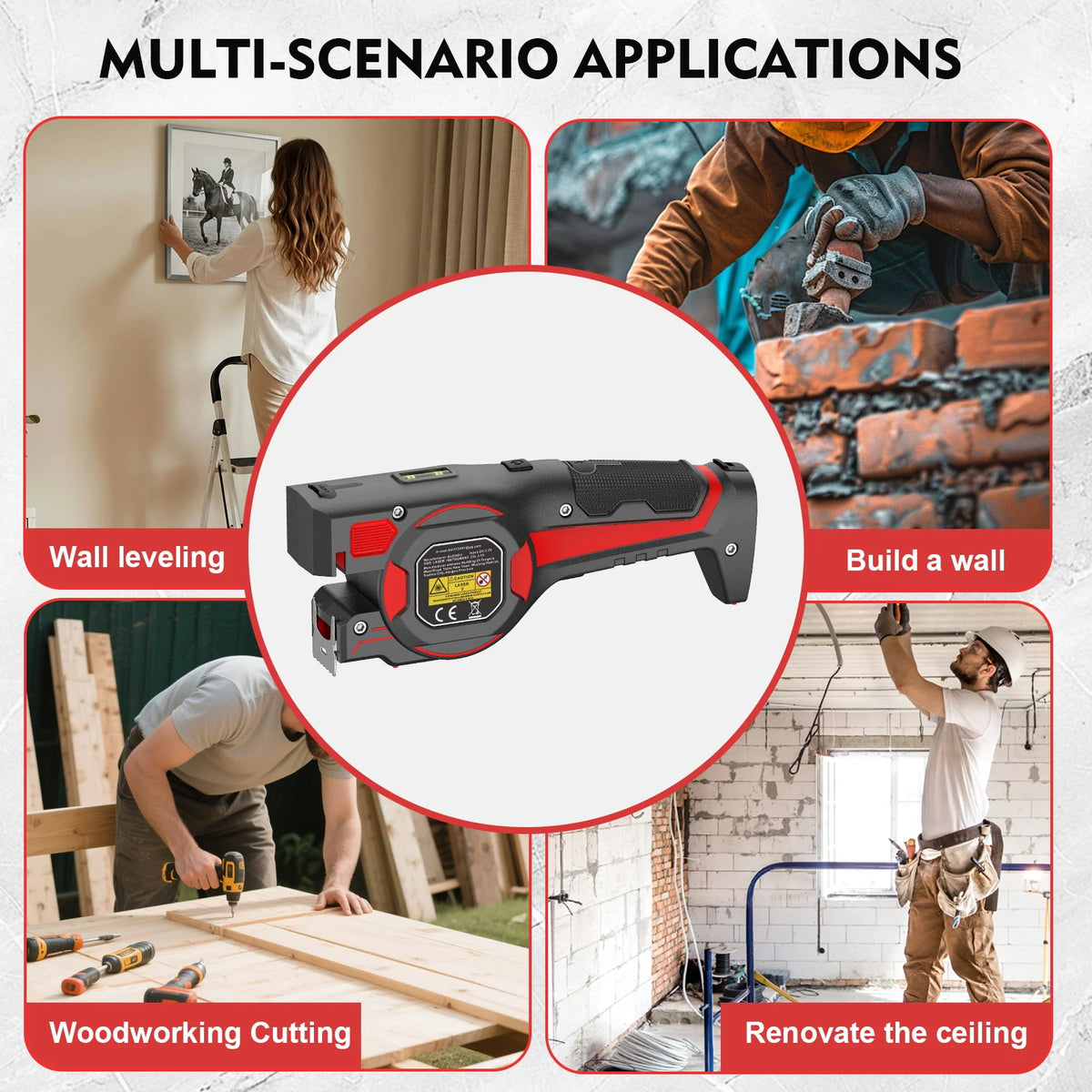 VELRIK LaserLine 3-in-1 laser tape measure — photo 2