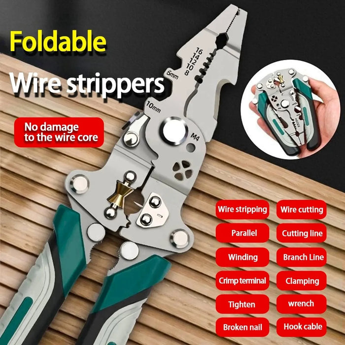 VELRIK FoldGrip 4-in-1 foldable wire stripper — photo 1