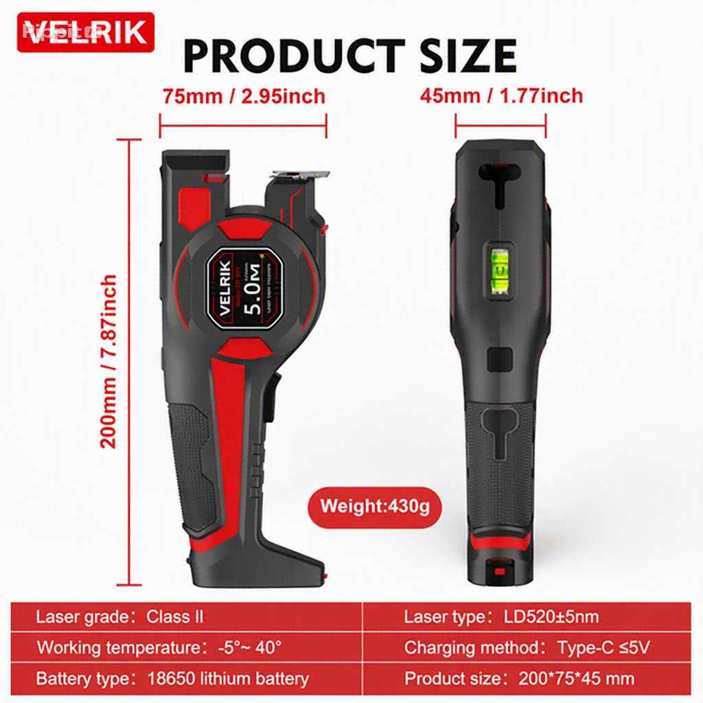 VELRIK LaserLine 3-in-1 laser tape measure — photo 6